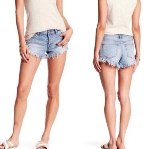 Free People Button fly cut off shorts Size 25 - Picture 3 of 12